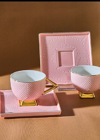 Karaca art deco 2 kişilik fincan takımı - Görsel 3