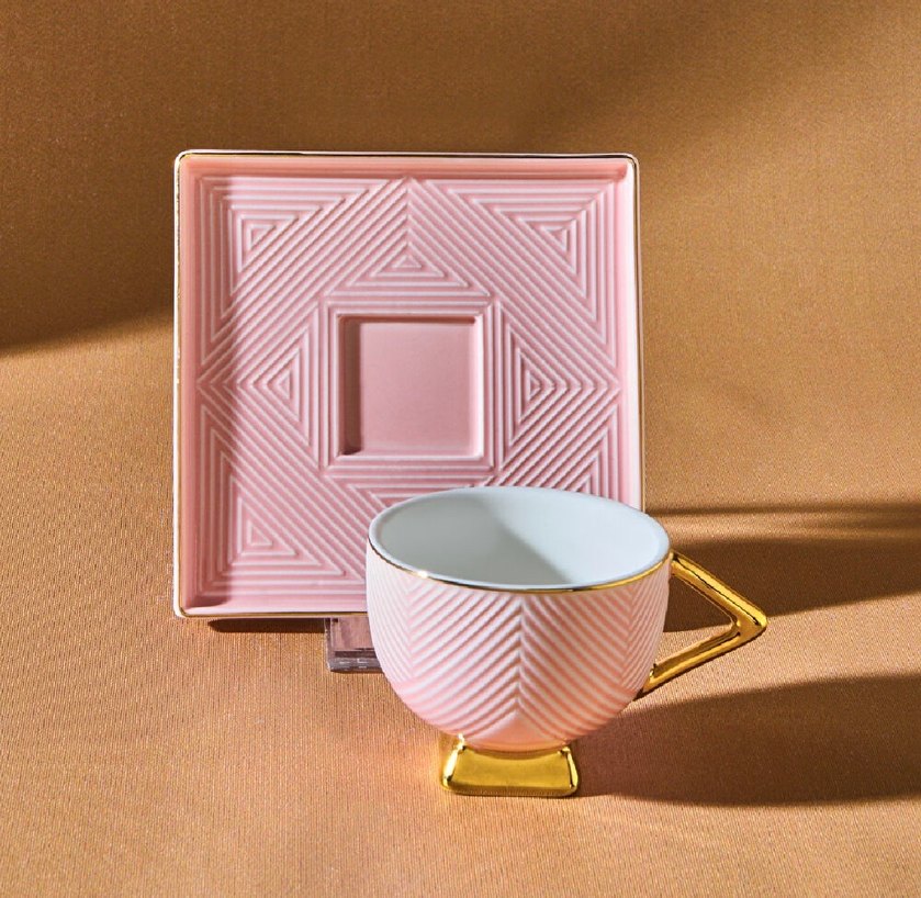 Karaca art deco 2 kişilik fincan takımı - Görsel 2