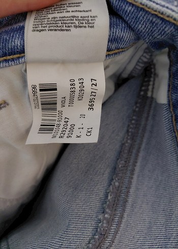27 Beden mavi Renk Kadın Mavi VIOLA Mid-Rise, Slim Straight Jean