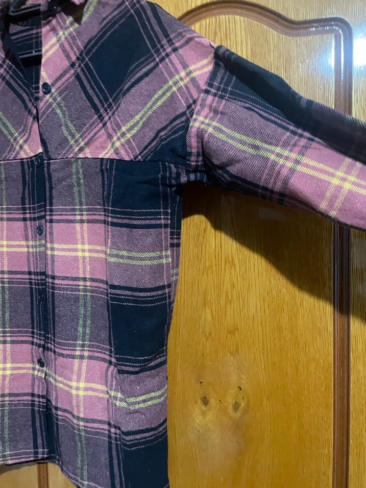 Düğmeli Uzun Kollu Oduncu Gömlek - Görsel 2