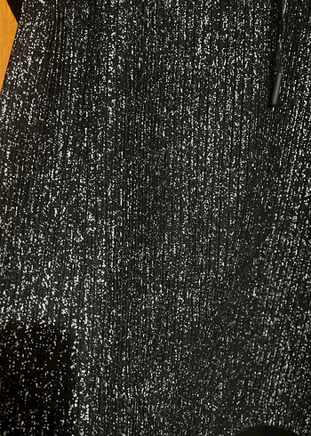 Gri simli Kadın Yüksek Yakalı Kazak - Görsel 3