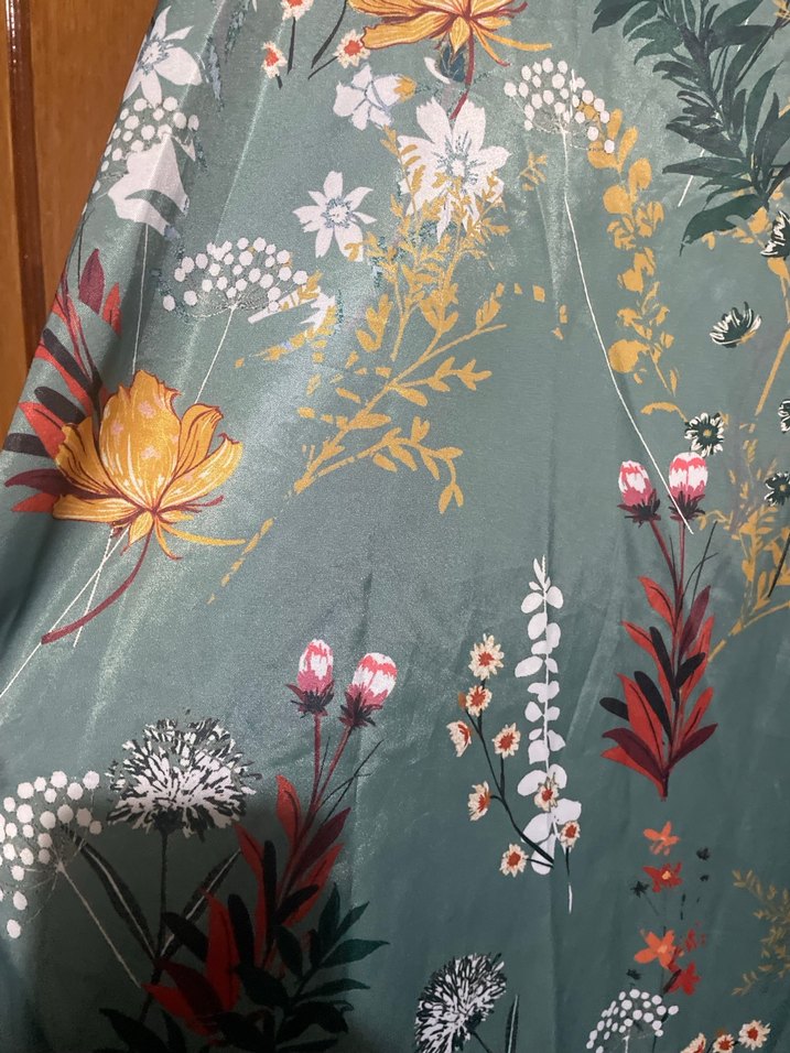 Bohem Su Yeşili  Uzun Kadın Kimono - Görsel 4