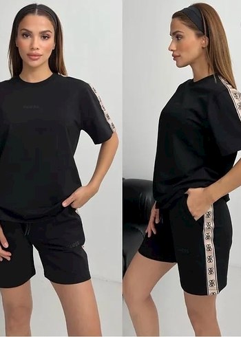Guess GUESS Siyah Kadın Mini Eşofman Takımı