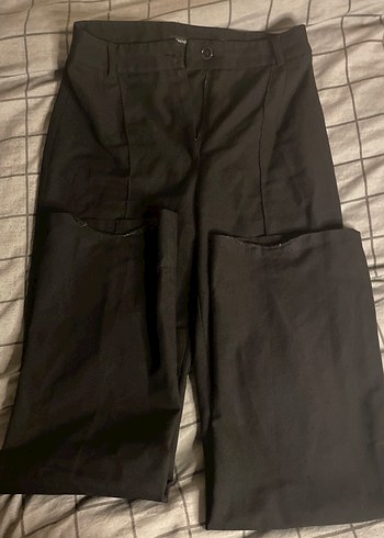 Siyah  Kadın Kumaş Pantolon - Görsel 2