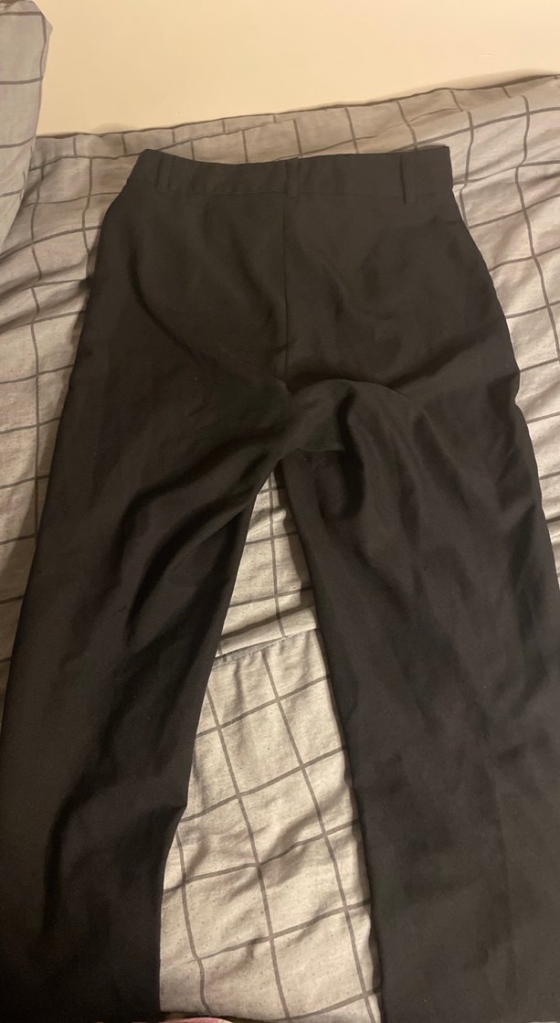Siyah  Kadın Kumaş Pantolon - Görsel 3