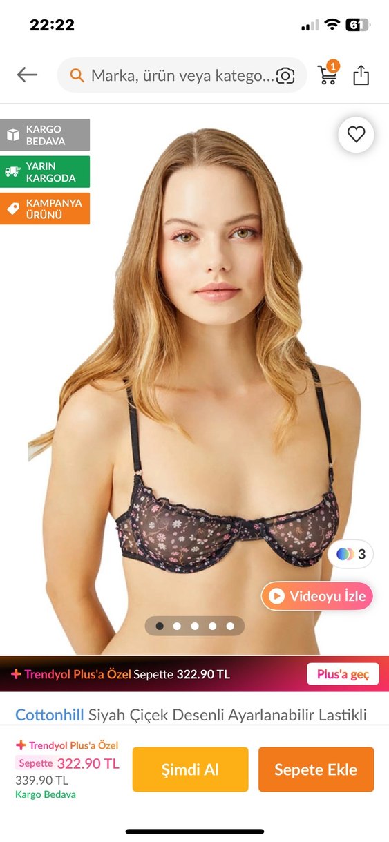 Siyah Çiçek Desenli Vintage Gotik Sütyen - Görsel 3