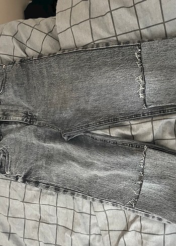 Gri Kadın Denim Regular Fit Jean - Görsel 2