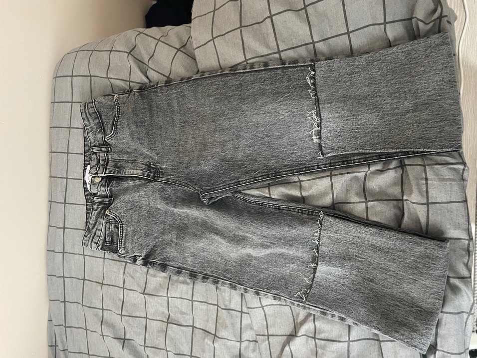 Gri Kadın Denim Regular Fit Jean - Görsel 2