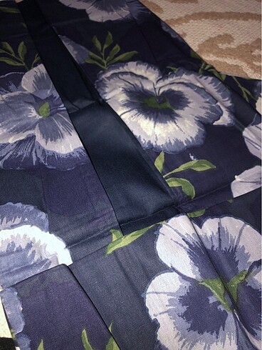 English home lacivert çiçekli yastık kılıfı - Görsel 6