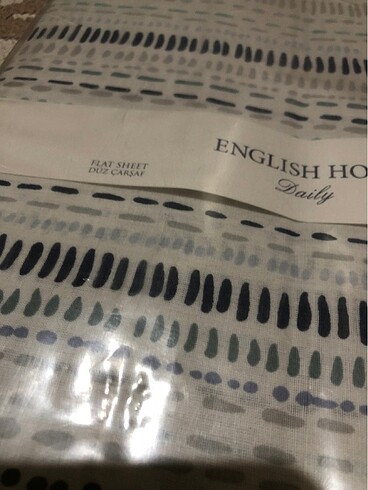 Beden mavi Renk English home tek kişilik çarşaf
