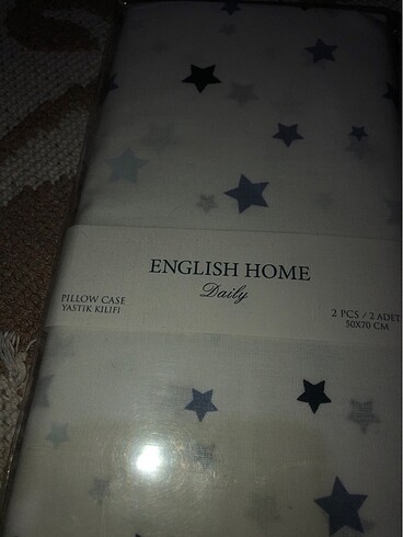 Yıldızlı English home yastık kılıfı - Görsel 2