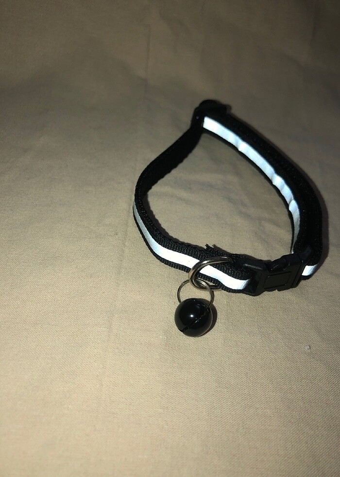 Fosforlu ve çanlı  kedi tasması - Görsel 3