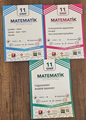 11. Sınıf Matematik Kazanım Kitapları Seti