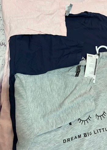 Pembe Pamuklu Kısa Kollu Tişört - Görsel 2