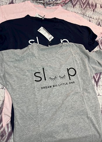 Pembe Pamuklu Kısa Kollu Tişört - Görsel 6