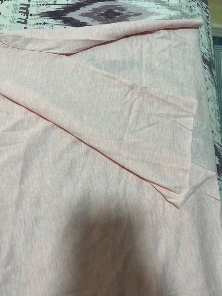 Pembe Pamuklu Kısa Kollu Tişört - Görsel 3