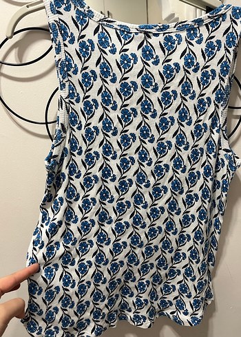 Dorothy Perkins Gri Desenli Bohem Bluzu - Görsel 3