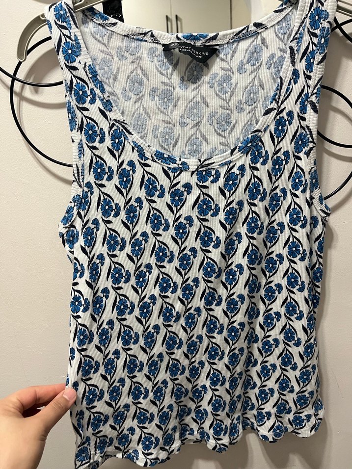 Dorothy Perkins Gri Desenli Bohem  Bluzu - Görsel 2