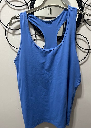 Parlak Mavi Yüksek Yakalı Spor Atlet - Görsel 2