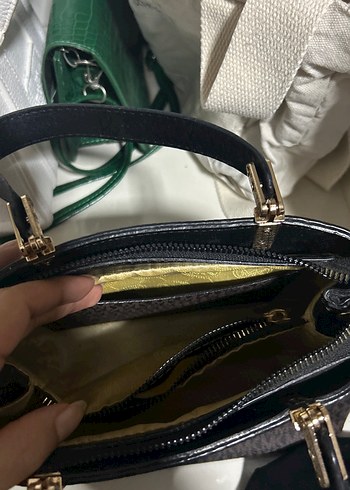 Coach Kahverengi Deri Michael Kors Omuz Çantası