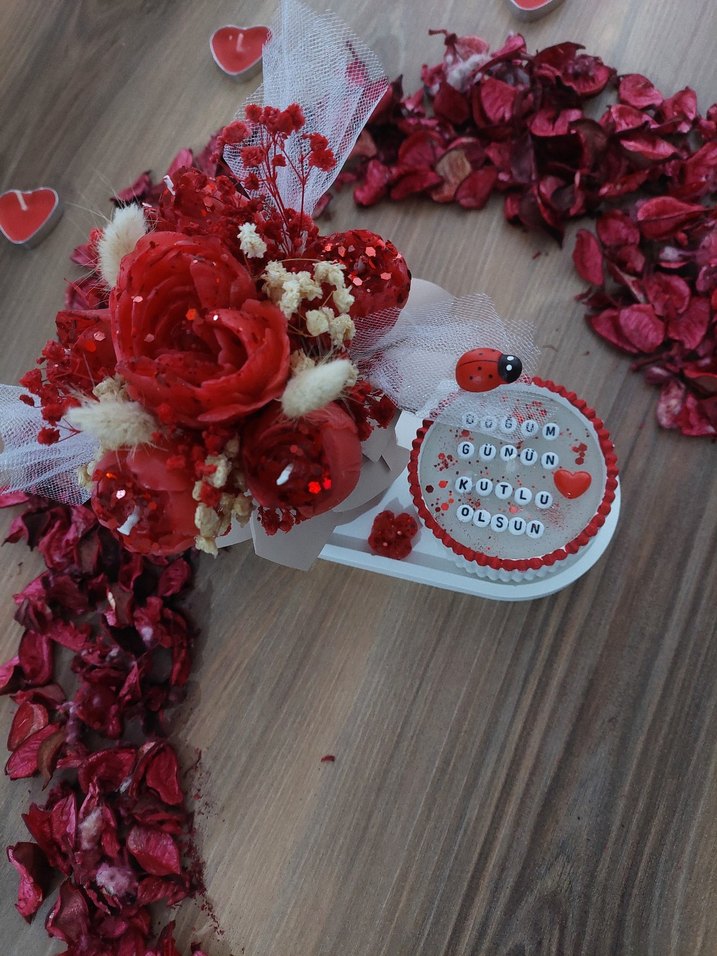 kokuku mum buketi kişiye özel metin - Görsel 5