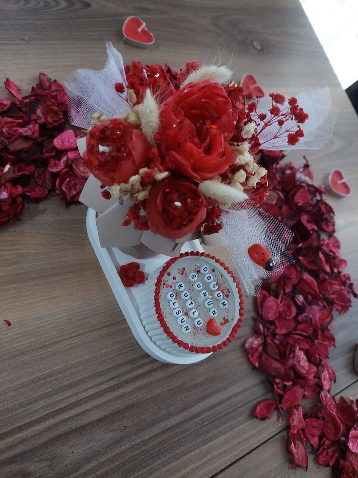 kokuku mum buketi kişiye özel metin - Görsel 2