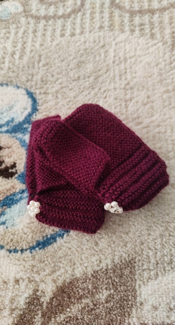 beş şiş bebek patiği - Görsel 4