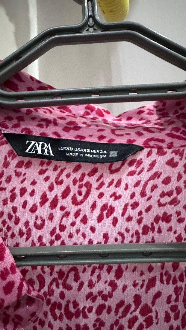 Kadın Pembe Düğmeli Uzun Kollu Gömlek - Görsel 4