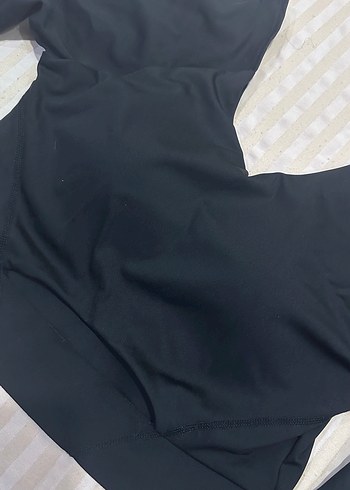 Siyah Uzun Kollu Crop Atlet bluz - Görsel 5