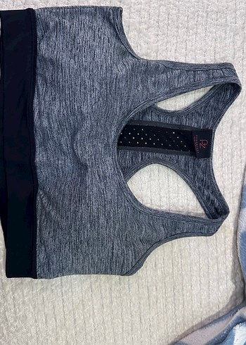 Gri Sporcu Sütyeni - Görsel 2