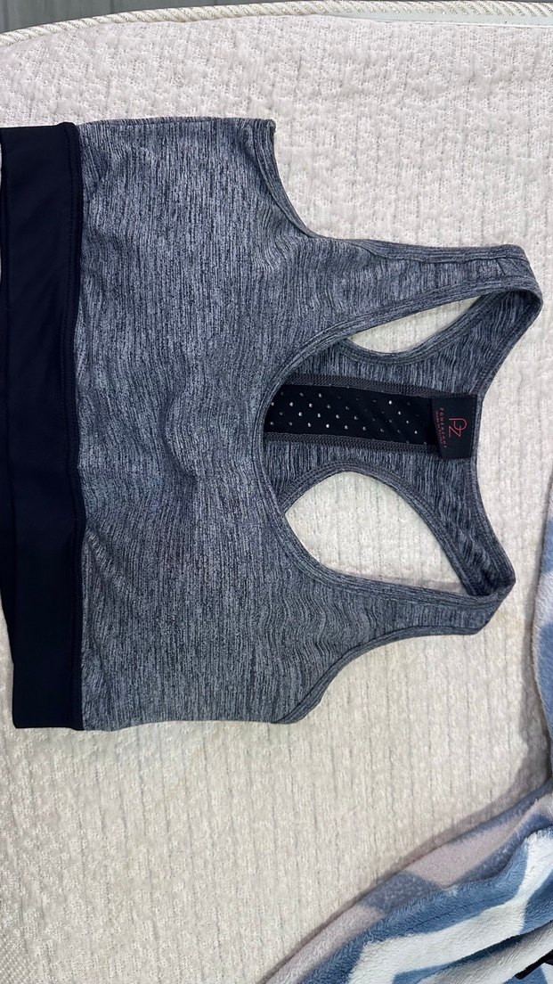 Gri Sporcu Sütyeni - Görsel 2