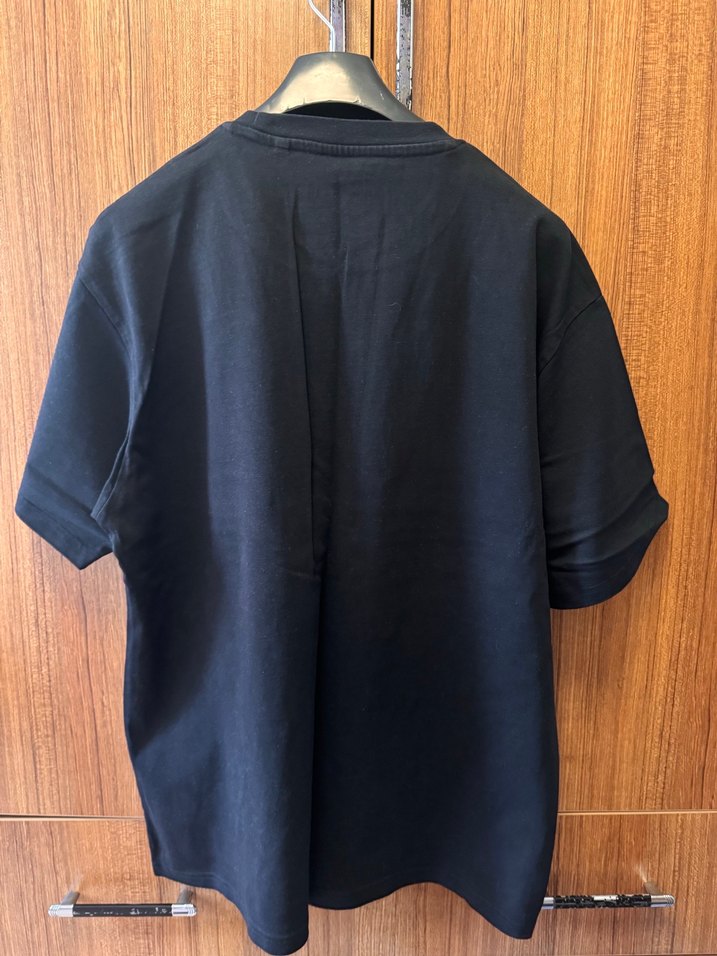 Siyah Erkek Tişört Relaxed Fit - Görsel 2