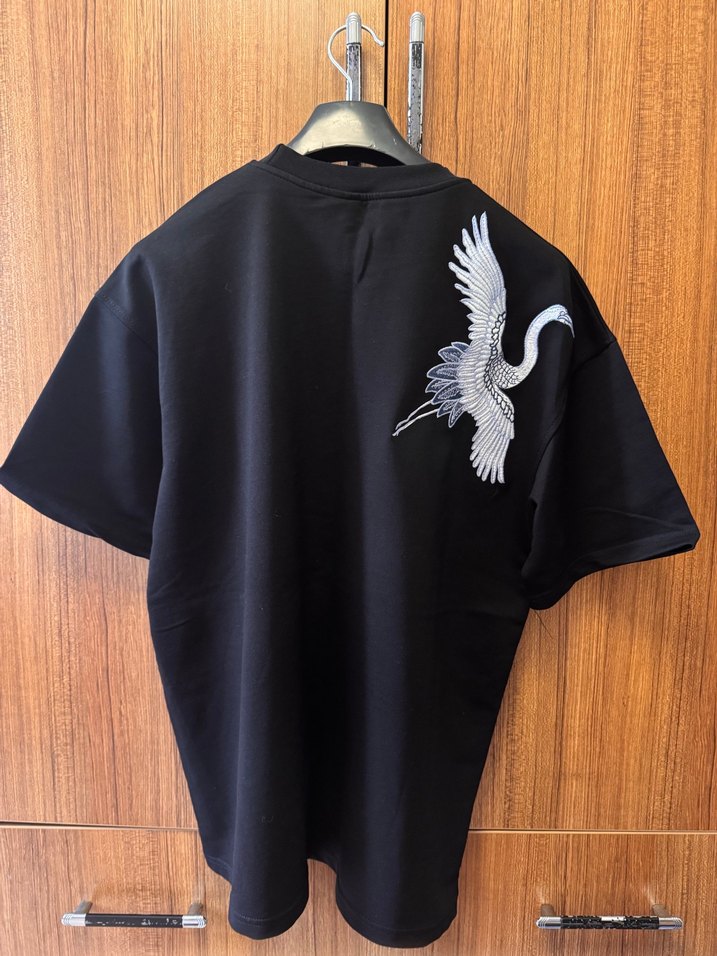 Siyah Regular Fit Erkek Tişört - Görsel 3