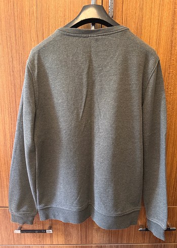 Gri Erkek V Yaka Uzun Kollu Triko Kazak - Görsel 3