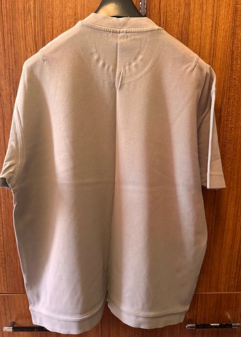 Bej Erkek Kısa Kollu Tişört - Görsel 3