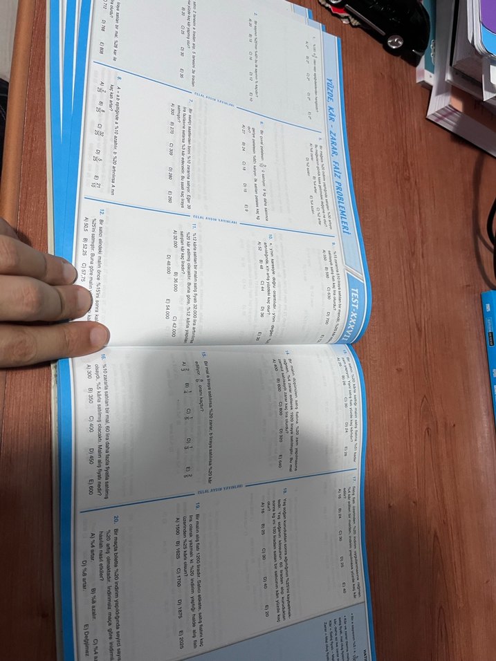 9. Sınıf Matematik Soru Bankası - Görsel 2