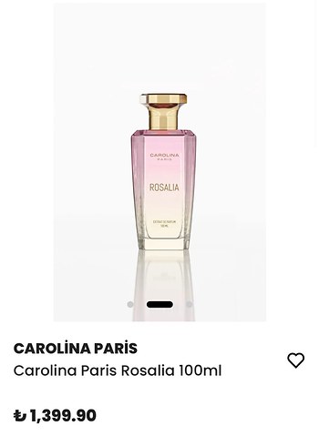 Carolina Paris Rosalia Kadın Parfümü 100 ml - Görsel 3