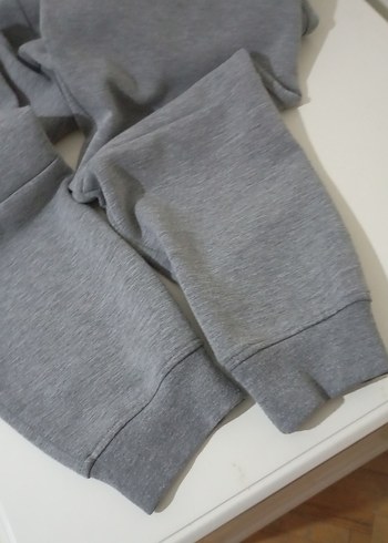 Gri Rahat Kesim Erkek Eşofman Altı - Görsel 5