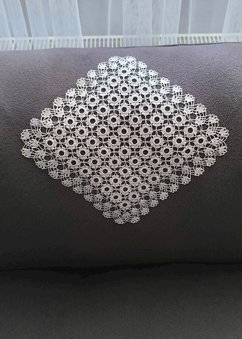 El İşi Dantel Kare Örtü - Görsel 2