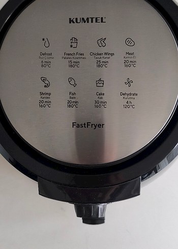 Siyah Elektrikli Airfrıyer Fritöz - Görsel 2