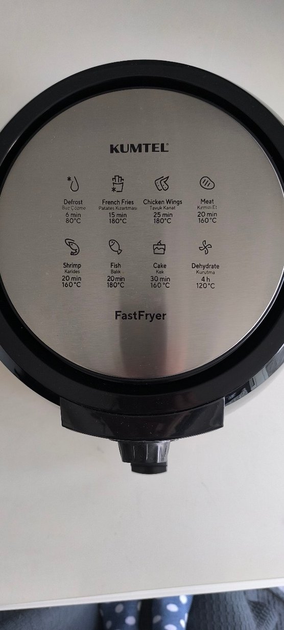 Siyah Elektrikli Airfrıyer Fritöz - Görsel 2