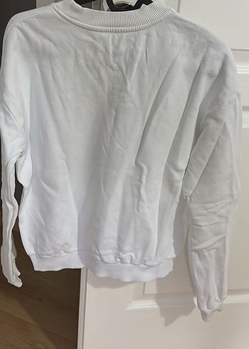 Diğer Beyaz Baskılı Kadın Sweatshirt