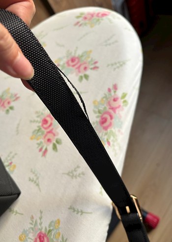 Beden siyah Renk Kadın Siyah Deri Fermuarlı Omuz Çantası