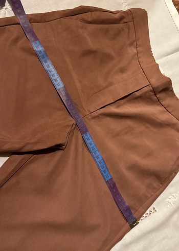 Mango Gül Kurusu Midi Modal Kadın Kumaş Pantolon - Görsel 6