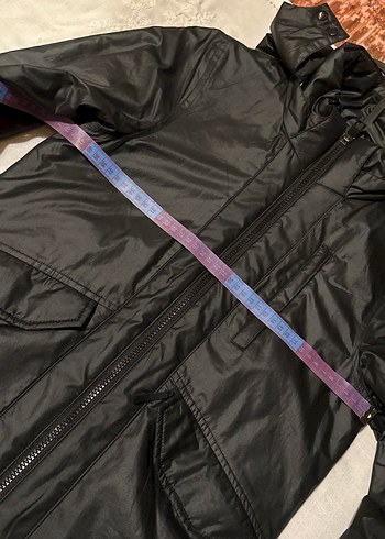 Nike Fermuarlı Siyah Street Wear Mont - Görsel 7