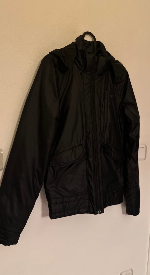 Nike Fermuarlı Siyah Street Wear Mont - Görsel 3