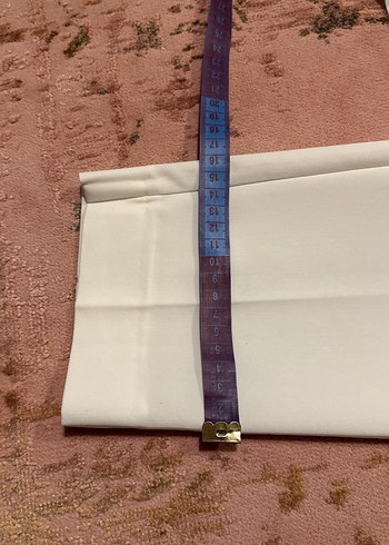 Mango Beyaz Kadın Kumaş Pantolon Midi Boy - Görsel 5