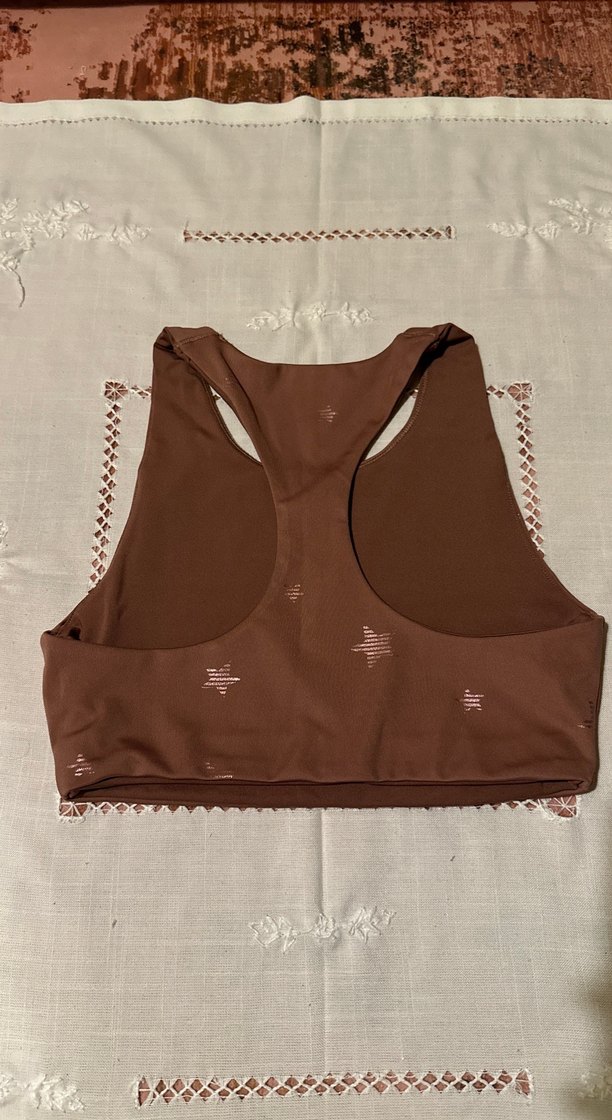 Gül kurusu Baskı Detaylı Mini Spor Sütyeni&Nakışlı Hoodie Takım - Görsel 2