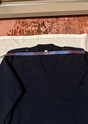 Lacivert Erkek V Yaka Uzun Kollu Kazak - Görsel 4