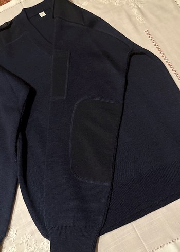 Lacivert Erkek V Yaka Uzun Kollu Kazak - Görsel 3